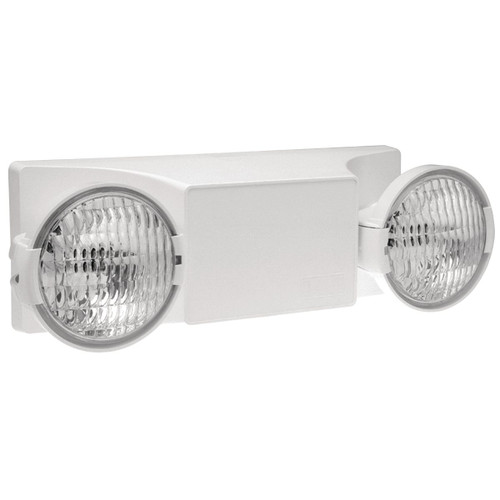 DUAL-LITE Emergency light unit - LIGHT EM COMM 6V 10W VOLTMETER - Model EZ-2-V - EZ-2 emergency light, Color: White, Number of Lamps: 2, Lamp Type: Incandescent, Voltage Rating: 120/277 VAC, Wattage: 10.8 W.