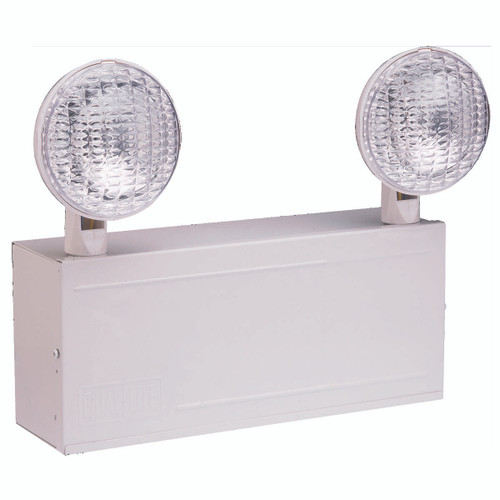 DUAL-LITE Emergency light unit - LIGHT EM HI CAPACITY 6V 14.4W WHT - Model LM2 - LM Series, Battery Type: Lead Calcium, Color: White, Number of Lamps: 2, Lamp Type: PAR 36, Voltage Rating: 120/277 VAC, Wattage: 10.8 W.