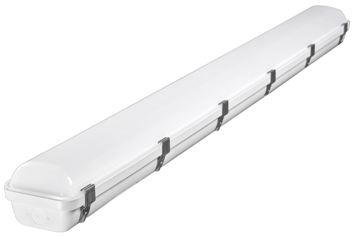 LED 4 Foot Vaportight - Watt Selectable 50W/35W/25W- Up to 6900 Lumens - Color Selectable 35K/40K/50K - 120-277V - Ceiling or Conduit Mount