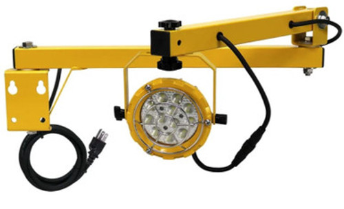 Loading Dock Light Fixtures With 30 Watt Integrated Round LED - 3300 Lumens - 6000K Daylight - Plug In 120V