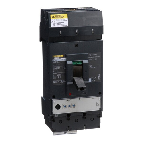 SQUARE D Circuit Breaker, 600A, 3 Pole, 600V AC Model LGA36600U33X