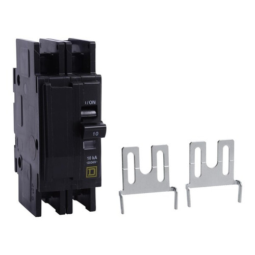 SQUARE D Miniature Circuit Breaker, 20A, 120/240V AC Model QOUR2205283CCC