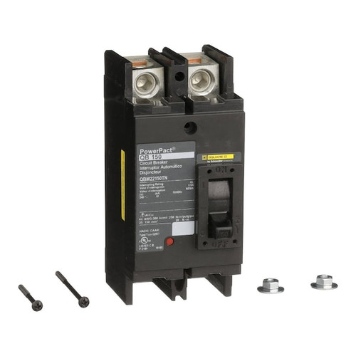 SQUARE D Molded Case Circuit Breaker, 150A, 2 Pole, 240V AC Model QBM22150TN