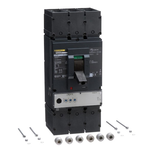 SQUARE D Circuit Breaker, 600A, 3 Pole, 600V AC Model LGL36600U31X