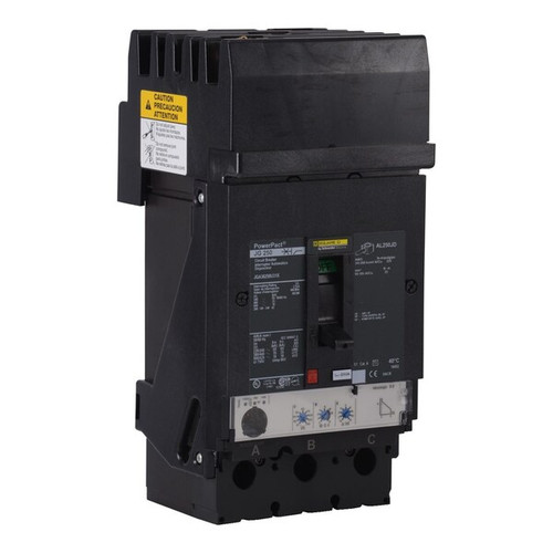 SCHNEIDER ELECTRIC Circuit Breaker, 250A, 3 Pole, 600V AC Model JGA36250U31X