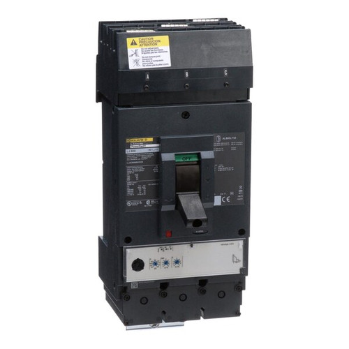 SQUARE D Circuit Breaker, 600A, 3 Pole, 600V AC Model LJA36600U33X