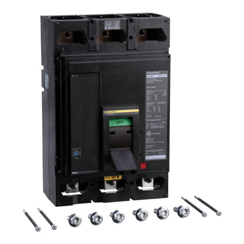 SQUARE D Molded Case Circuit Breaker, 800A, 3 Pole, 600V AC Model MGP36800