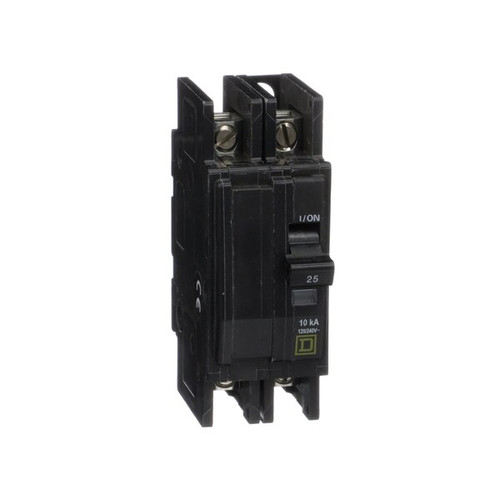 SQUARE D Miniature Circuit Breaker, 20A, 120/240V AC Model QOU225B