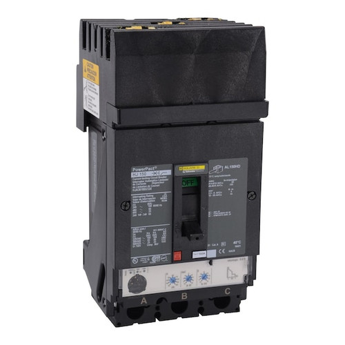 SCHNEIDER ELECTRIC Circuit Breaker, 100A, 3 Pole, 690V AC Model HJA36100U33X