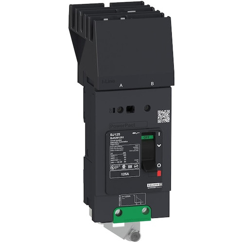 SQUARE D Circuit Breaker, BG 020 Series 20A, 2 Pole, 525V AC, B Curve Model BGA260204