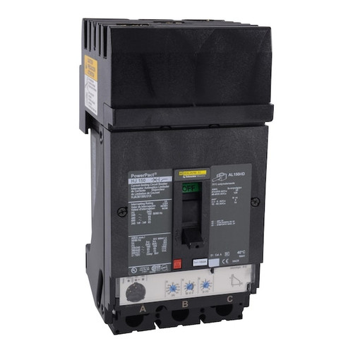 SCHNEIDER ELECTRIC Circuit Breaker, 150A, 3 Pole, 690V AC Model HJA36150U31X