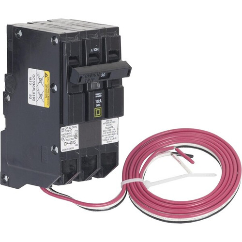 SQUARE D Miniature Circuit Breaker, QO Series 30A, 3 Pole, 600V AC Model QO330PL5392