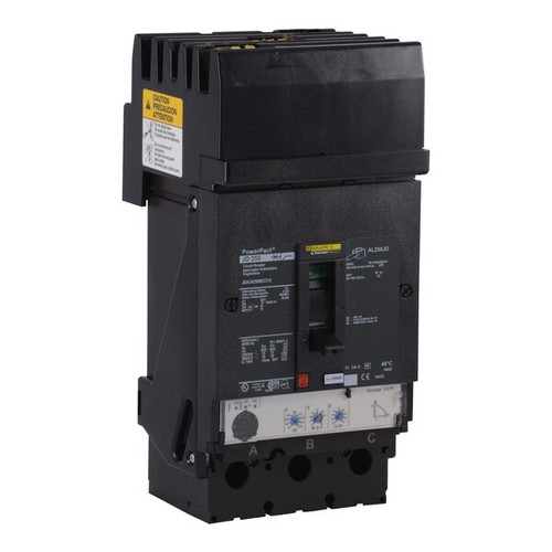 SCHNEIDER ELECTRIC Circuit Breaker, 250A, 3 Pole, 480/277V AC Model JJA34250WU31X