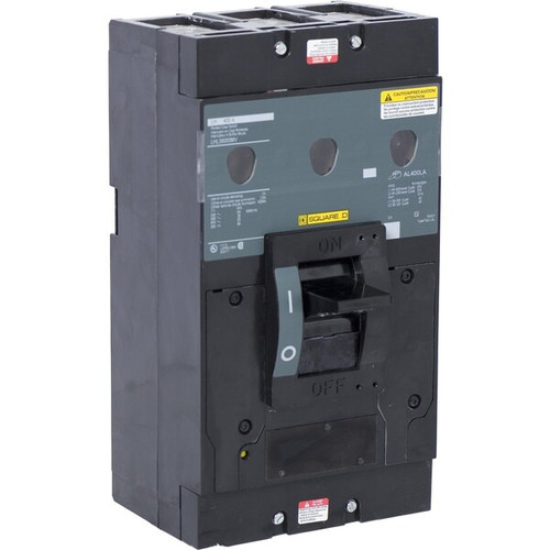 SQUARE D Molded Case Circuit Breaker, LHL Series 400A, 3 Pole, 600V AC Model LHL36000MV