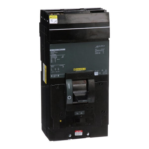 SQUARE D Molded Case Circuit Breaker, 400A, 3 Pole, 600V AC Model LHP36400MB