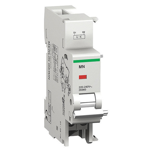 SCHNEIDER ELECTRIC Undervoltage Release, 24V AC/DC, None Poles Model M9A27108