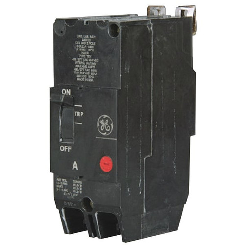 GE Molded Case Circuit Breaker, TEY Series 20A, 2 Pole, 277/480V AC Model TEYF220