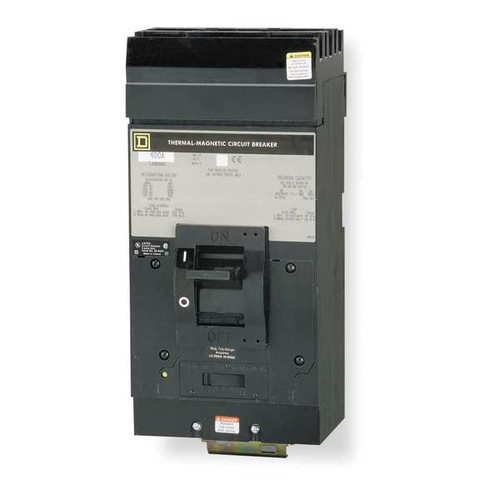 SQUARE D Molded Case Circuit Breaker, LA Series 300A, 2 Pole, 600V AC Model LA26300BC