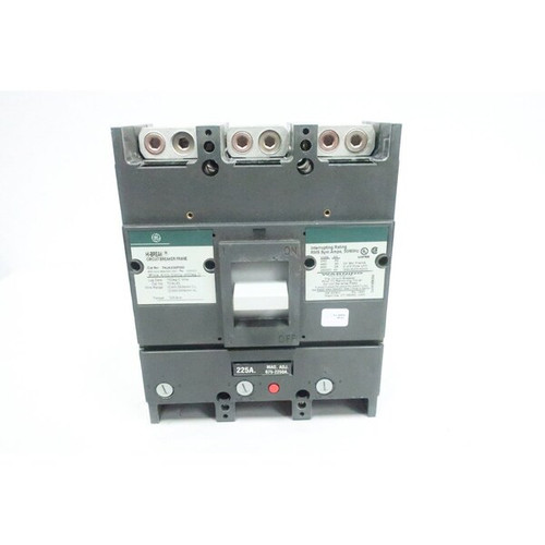 GE Molded Case Circuit Breaker, 3 Pole, 600V AC Model THJK436F000