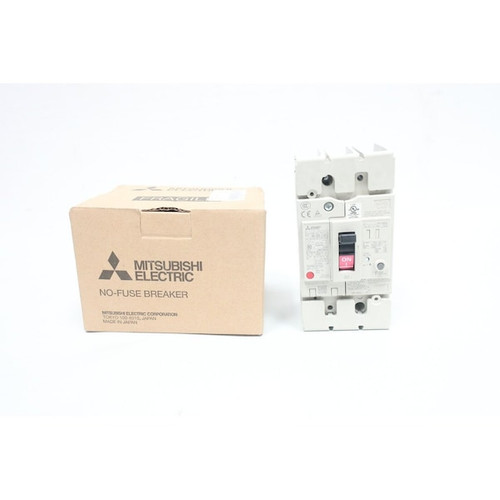 MITSUBISHI Molded Case Circuit Breaker, 3 Pole, 120V AC Model NV100-CVFU3080