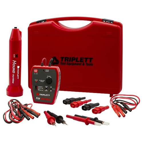 TRIPLETT Circuit Tracer Kit, 0 to 250V AC/DC, Case Model 3388