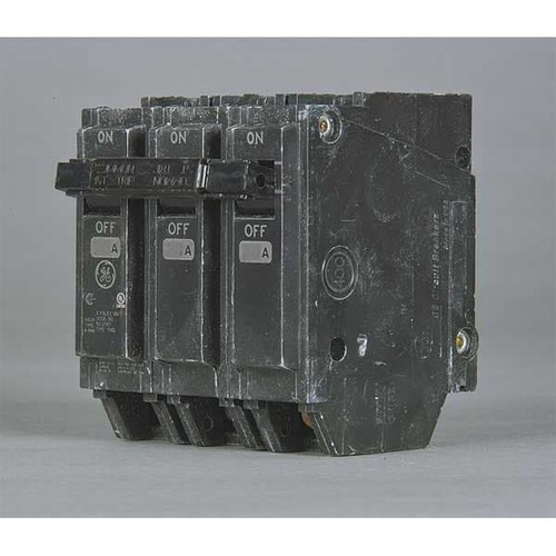 GE Miniature Circuit Breaker, THQL Series 60A, 3 Pole, 120/240V AC Model THQL32060