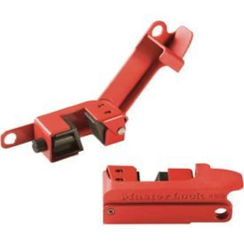 MASTER LOCK Master Lock® Grip Tight„¢ Circuit Breaker Lockout, Tall and Wide Toggles, 491B Model 491B