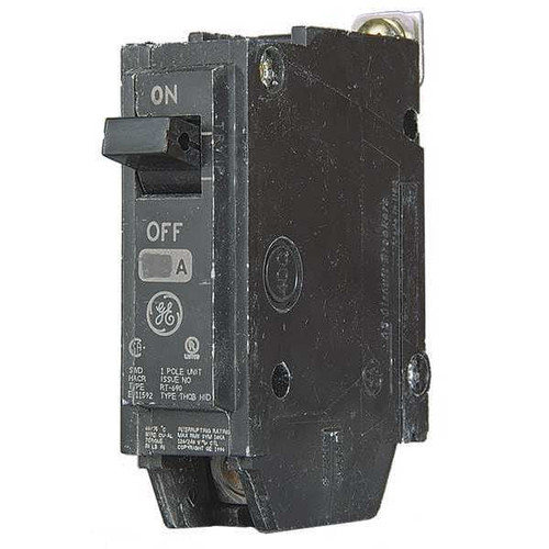 GE Miniature Circuit Breaker, THHQB Series 20A, 1 Pole, 120/240V AC Model THHQB1120