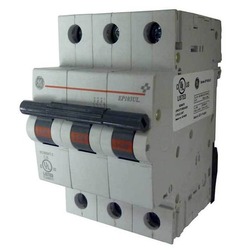 ABB Circuit Breaker, EP100 Series 63A, 3 Pole, 277/480V AC, B Curve Model ST203M-B63