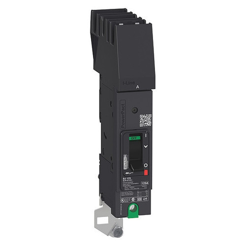 SQUARE D Molded Case Circuit Breaker, BGA Series 35A, 1 Pole, 240V AC Model BGA160351