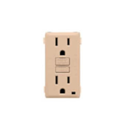 LEVITON CIRCUIT INTERRUPTOR RENU CC KIT 15A GFCI DAPPER TAN Model RKG15-DT