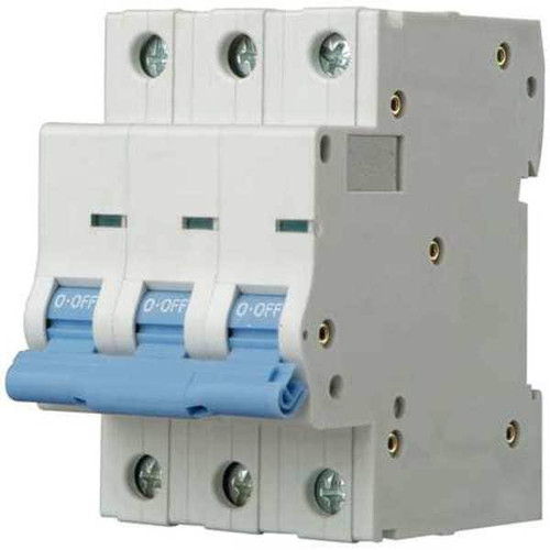 DAYTON Circuit Breaker, NDB2-63 B40/3 Series 40A, 3 Pole, 480V AC, B Curve Model 5ZUY9