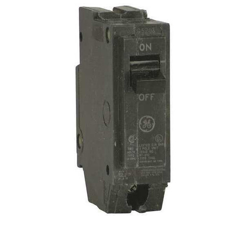 GE Miniature Circuit Breaker, THQC Series 20A, 1 Pole, 120/240V AC Model THQC1120WL