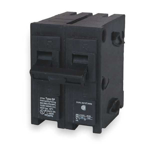 SIEMENS Miniature Circuit Breaker, Q Series 30A, 2 Pole, 120/240V AC Model Q230HID