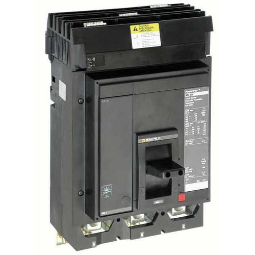 SQUARE D Molded Case Circuit Breaker, MJ Series 450A, 3 Pole, 600V AC Model MJA36450