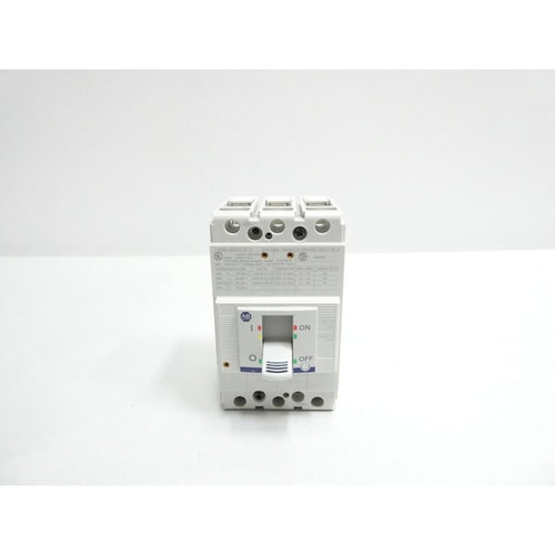 ALLEN BRADLEY 125A AMP 220-690V-AC 250V-DC MOLDED CASE CIRCUIT BREAKER Model 140G-G6C3-D12