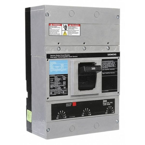 SIEMENS Molded Case Circuit Breaker, JXD2-A Series 300A, 3 Pole, 240V AC Model JXD23B300