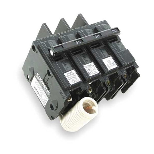 SIEMENS Miniature Circuit Breaker, BQ Series 50A, 3 Pole, 240V AC Model BQ3B05000S01