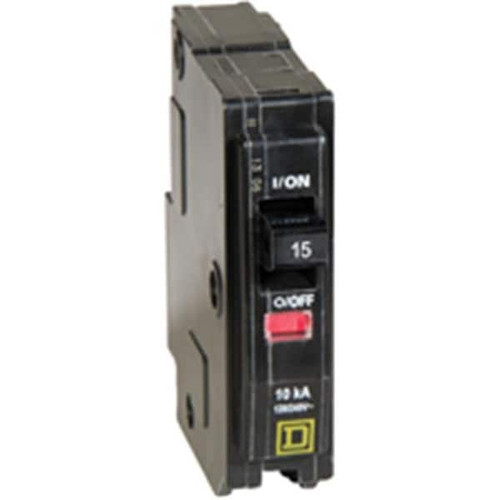 SQUARE D Square D By Schneider Electric QO115CP 15A 1Pole Plugon Circuit Breaker Model 6473243