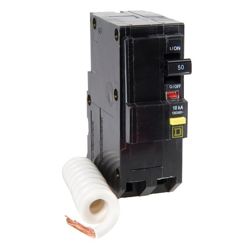 SQUARE D Br Sdqo Gfi 2P 50A 1-1/2 Model QO250GFICP