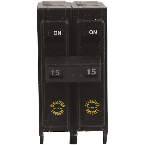 EATON CH Series 120/240-Volt 15 Amp Double-Pole Classified Circuit Breaker Model CHQ215