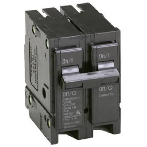 EATON Circuit Breaker, BR Series 100A, 2 Pole, 120/240V AC Model BR2100