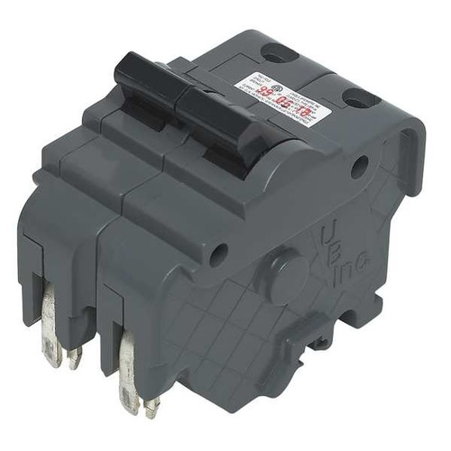 FEDERAL PACIFIC Miniature Circuit Breaker, UBIF Series 20A, 2 Pole, 120/240V AC Model UBIF220N