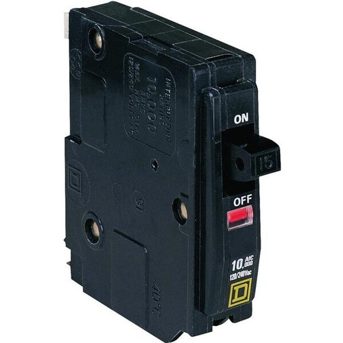 SQUARE D Miniature Circuit Breaker, 30A, 1 Pole, 120/240V AC Model QO130CP