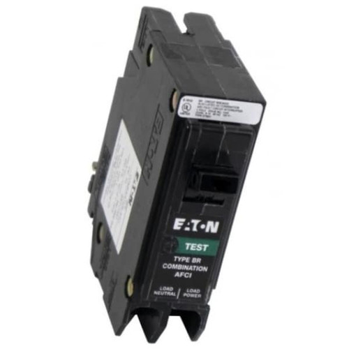 EATON Combination Circuit Breaker, BR Series 20A, 1 Pole, 120V AC Model BRP120AF