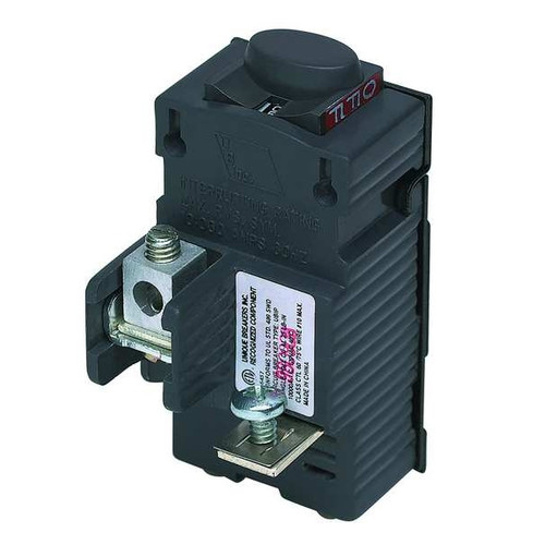 PUSHMATIC Miniature Circuit Breaker, UBIP Series 15A, 1 Pole, 120/240V AC Model UBIP115