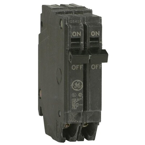 GE INDUSTRIAL SOLUTIONS Feeder Circuit Breaker, Type THQP, 30 A, 2 Pole, 120240 V, Plug Mounting Model THQP230