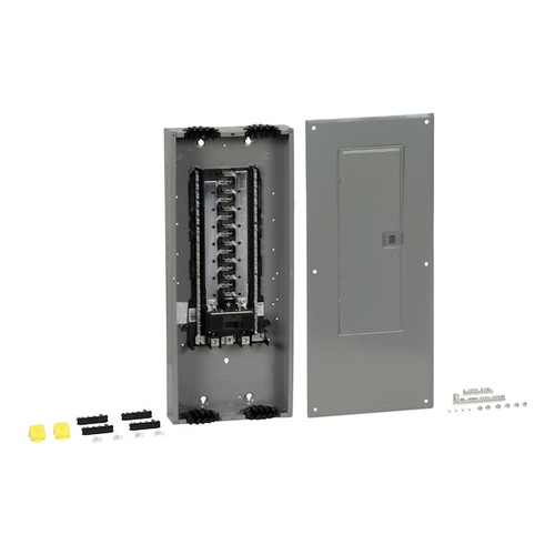 SQUARE D Load Center, 30 Spaces, 200A, 120/240V AC, PoN Convertible Main Breaker, 1 Phase Model HOM3060M200PQC