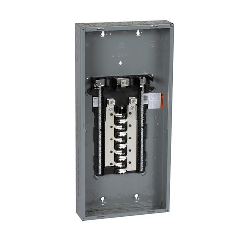 SQUARE D Load Center, 20 Spaces, 225A, 120/240V AC, PoN Convertible Main Lug, 1 Phase Model HOM2040L225PGC