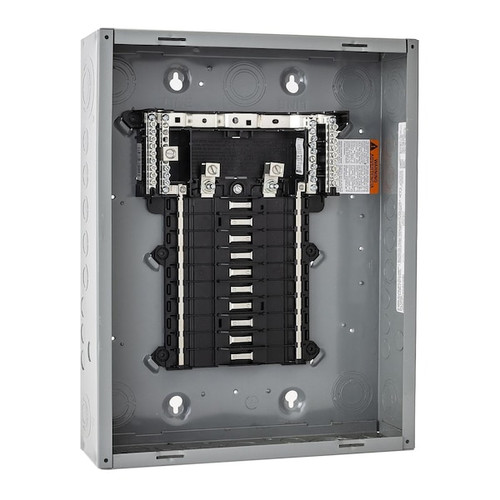 SQUARE D Load Center, QO, 16 Spaces, 125A, 120/240V AC, Main Lug, 1 Phase Model QO116L125PG